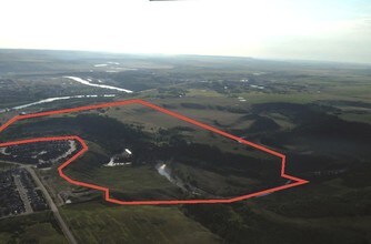 Toki Rd, Rocky View No 44, AB - AÉRIEN  Vue de la carte