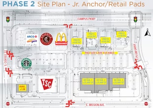 Campus Parkway, Merced, CA for lease Site Plan- Image 2 of 4