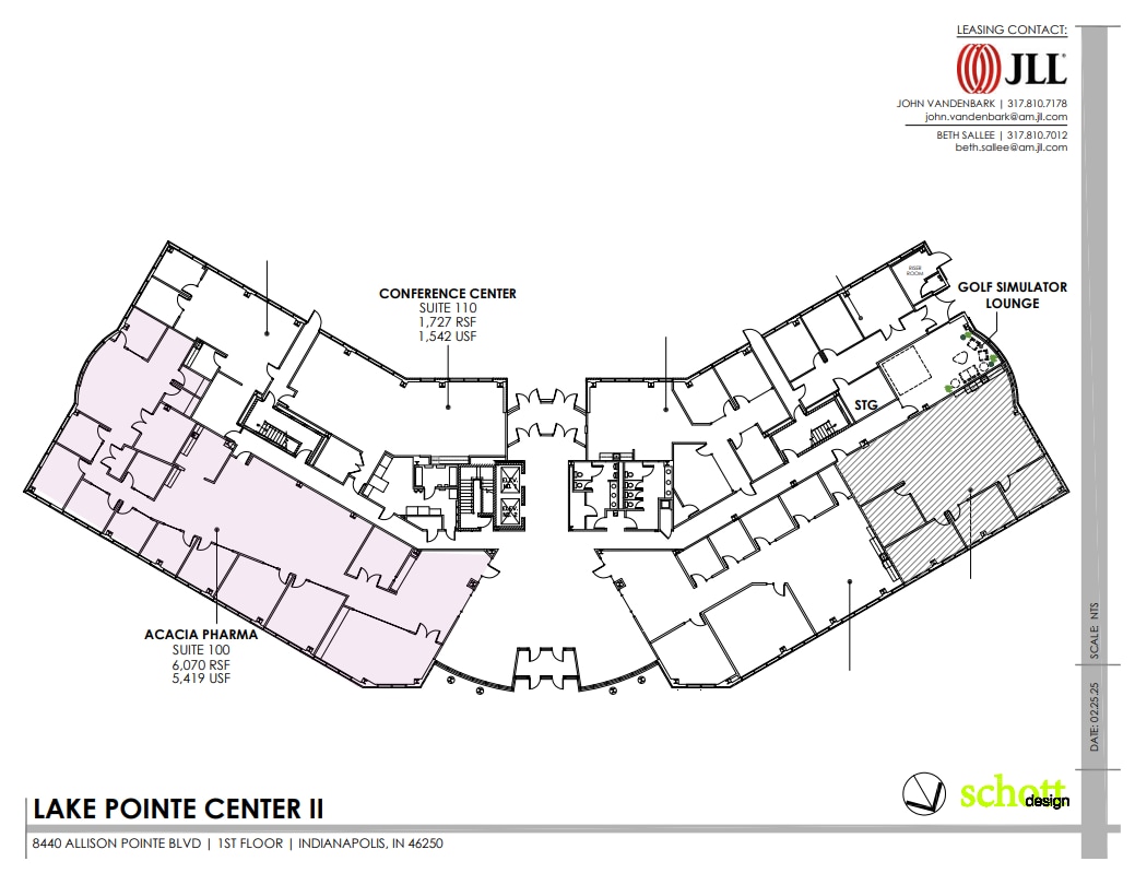 8440 Allison Pointe Blvd, Indianapolis, IN à louer Plan d’étage- Image 1 de 1