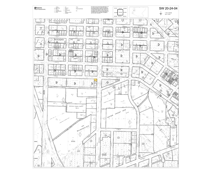5801 4th Ave S, Seattle, WA for sale - Plat Map - Image 3 of 3