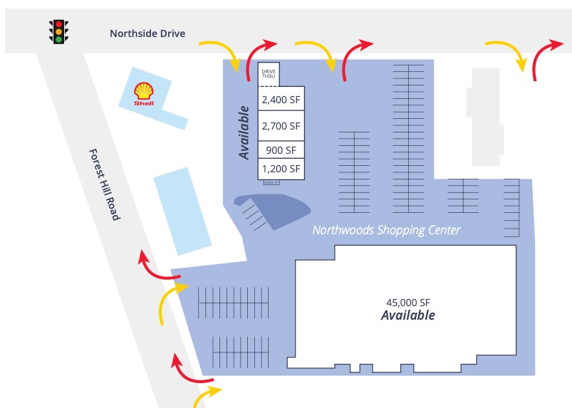 3972-3990 Northside Dr, Macon-Bibb, GA à louer - Plan d’étage - Image 2 de 3