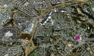 425 Appian Way, El Sobrante, CA - AERIAL  map view