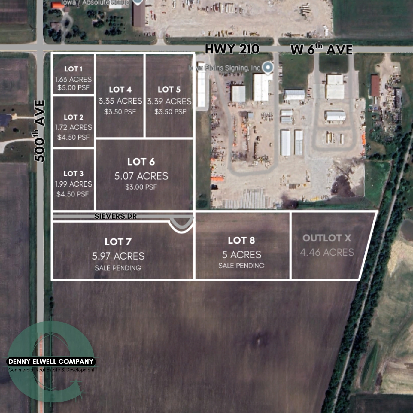 Sievers Industrial Park Land, Slater, IA for sale Primary Photo- Image 1 of 3