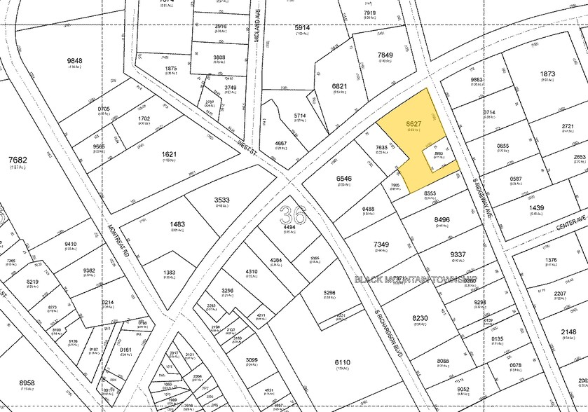 206 E State St, Black Mountain, NC for lease - Plat Map - Image 2 of 9
