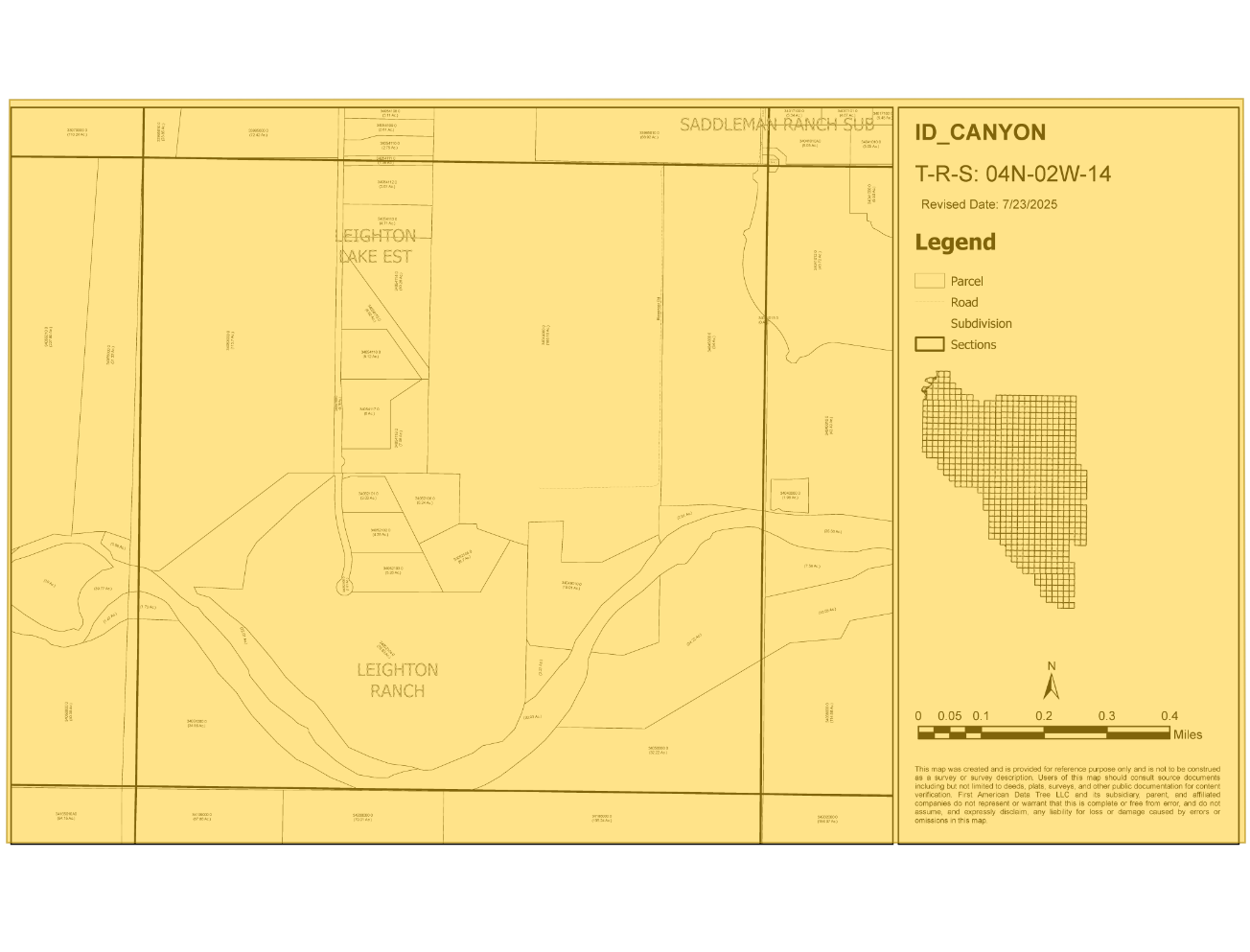 7069 Saddle Bred Way, Star, ID à vendre Plan cadastral- Image 1 de 1