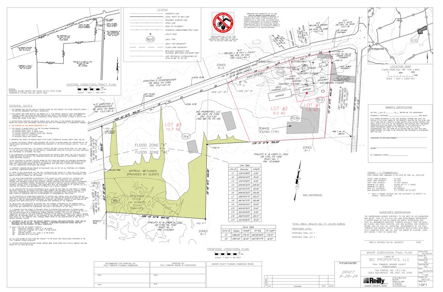 968 Interchange rd, Kresgeville, PA à vendre - Plan de site - Image 1 de 6