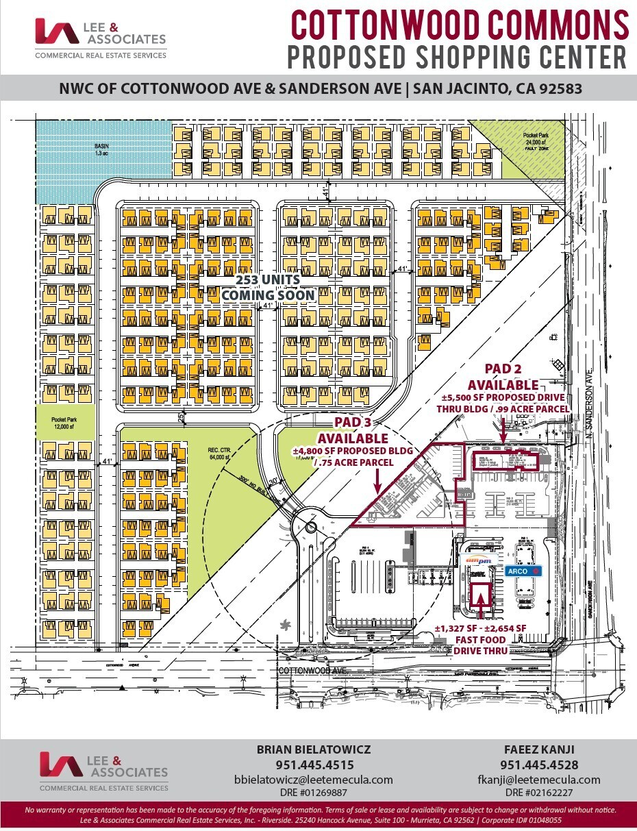 2301-2455 Cottonwood Ave, San Jacinto, CA for lease Floor Plan- Image 1 of 1