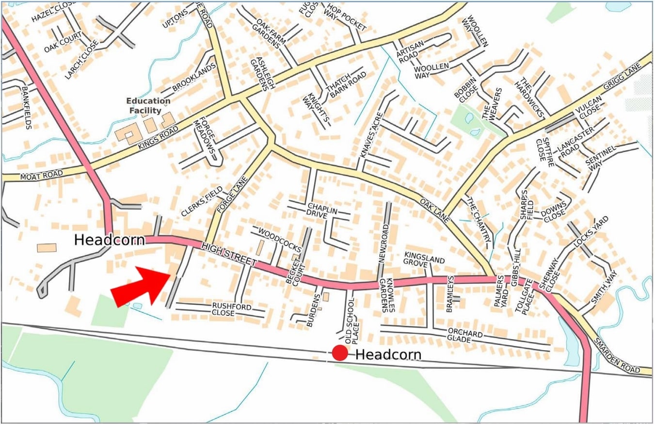 High St, Headcorn for lease Map- Image 1 of 1