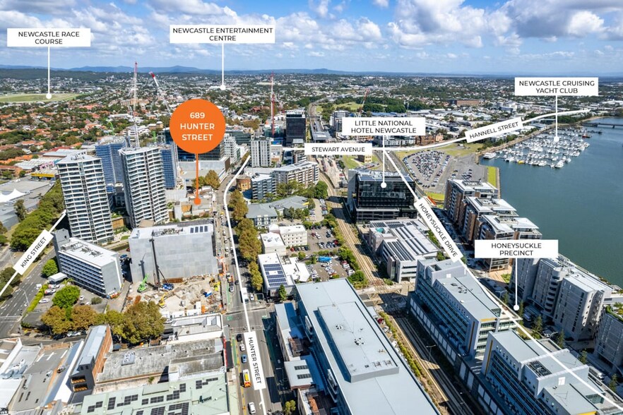 689 Hunter St, Newcastle West for lease - Aerial - Image 2 of 4