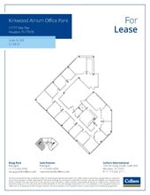 11777 Katy Fwy, Houston, TX à louer Plan de site- Image 2 de 2