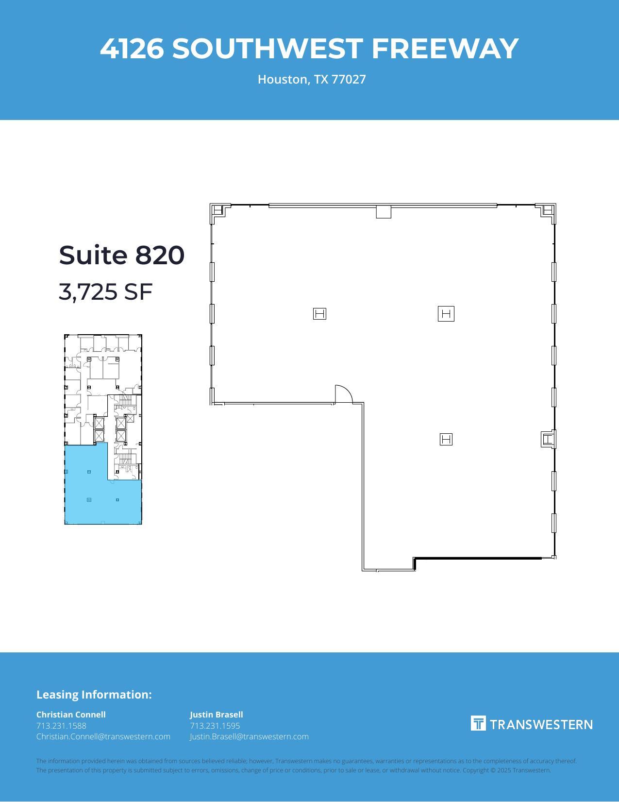 4126 Southwest Fwy, Houston, TX for lease Floor Plan- Image 1 of 1