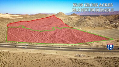 Stoddard Wells Rd. East, Victorville, CA - AERIAL  map view - Image1