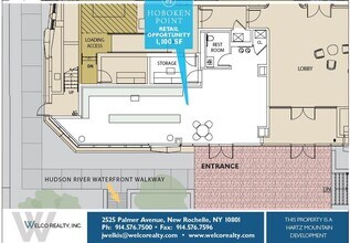 100 Harbor Blvd, Weehawken, NJ à louer Plan d  tage- Image 1 de 1