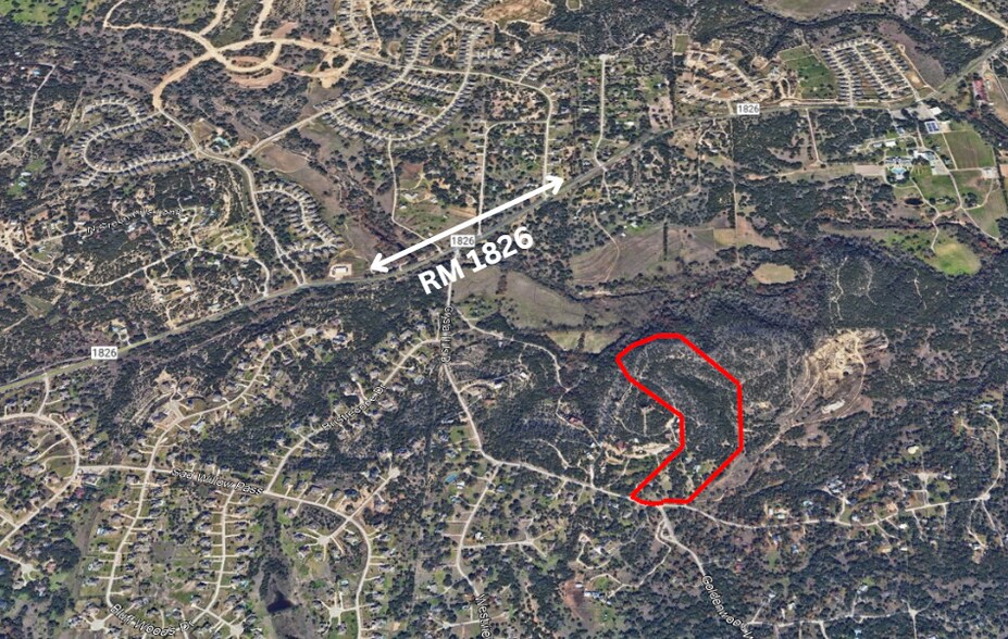 16225 Crystal Hills Dr, Austin, TX à vendre - Aérien - Image 2 de 2