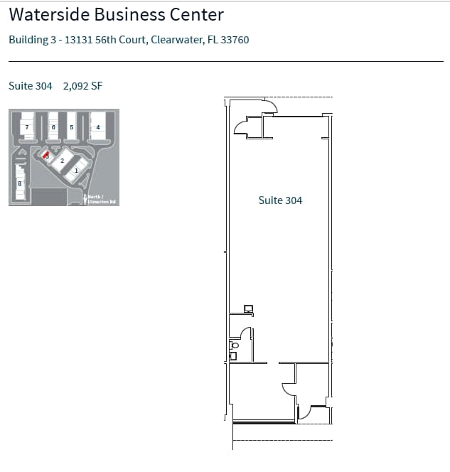 13190 56th Ct, Clearwater, FL for lease Floor Plan- Image 1 of 1