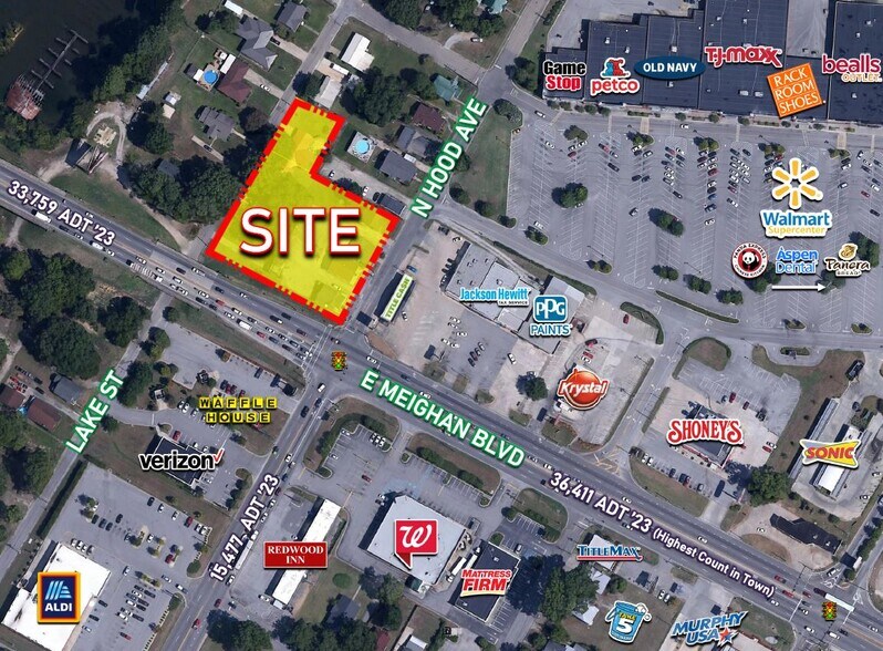 300-304 N Hood Ave, Gadsden, AL à vendre - Photo du bâtiment - Image 2 de 5