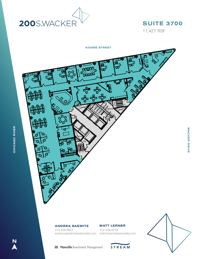 200 S Wacker Dr, Chicago, IL for lease Floor Plan- Image 1 of 1