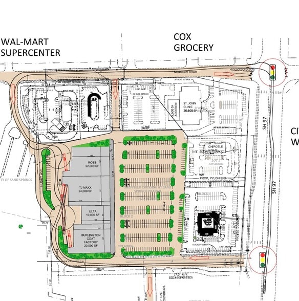 440 Wilson Ave, Sand Springs, OK for lease - Site Plan - Image 3 of 5