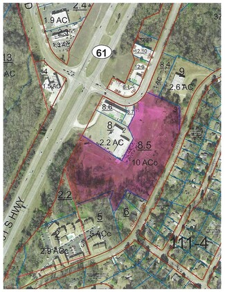 Plus de détails pour 0 Pemberton Blvd, Vicksburg, MS - Terrain à vendre