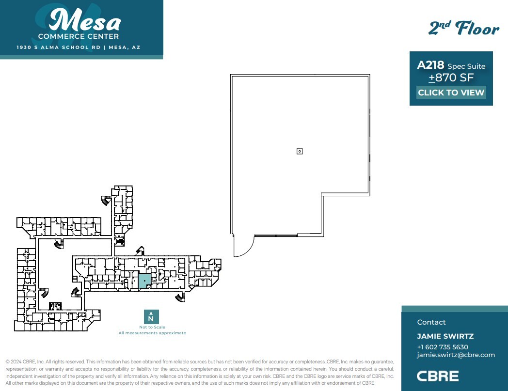 1930 S Alma School Rd, Mesa, AZ à louer Plan d  tage- Image 1 de 3