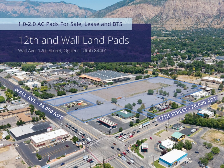 12th Street, Ogden, UT for sale - Aerial - Image 1 of 2