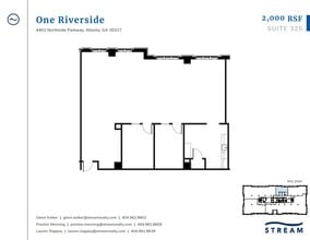 4401 Northside Pky NW, Atlanta, GA for lease Floor Plan- Image 1 of 2