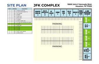 15655 John F Kennedy Blvd, Houston, TX for lease Site Plan- Image 1 of 1
