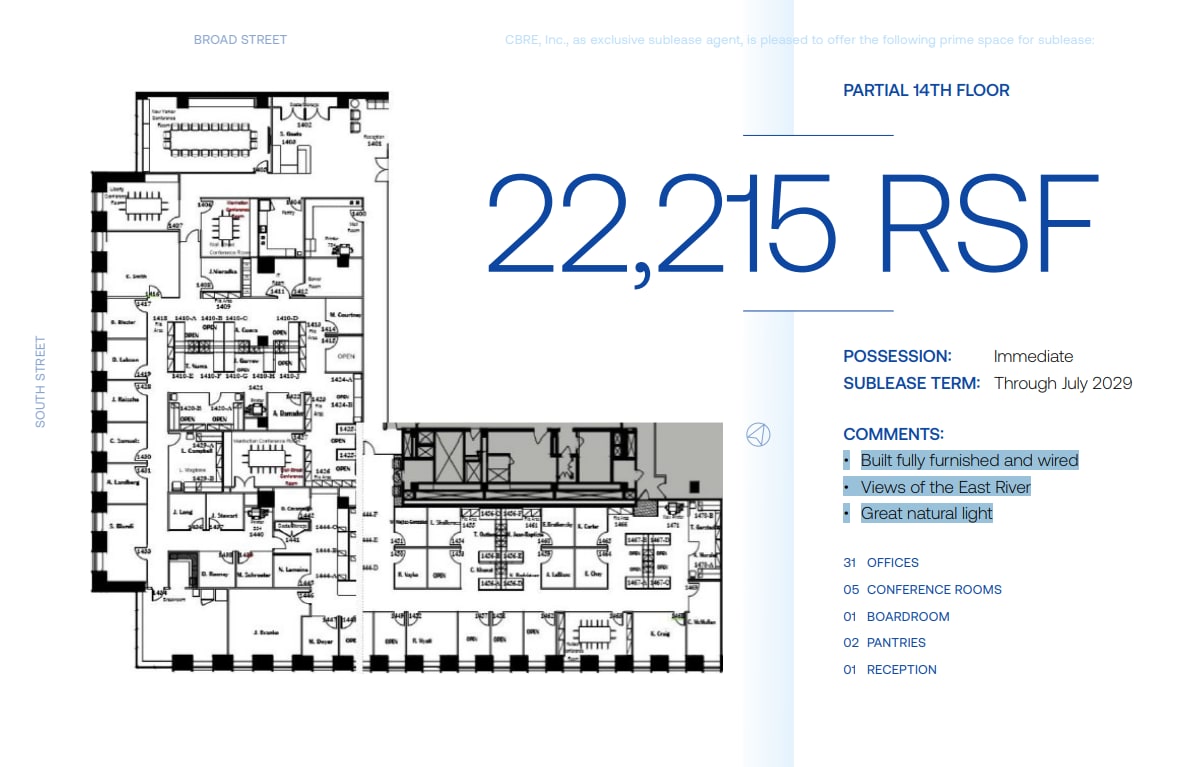 125 Broad St, New York, NY for lease Interior Photo- Image 1 of 7