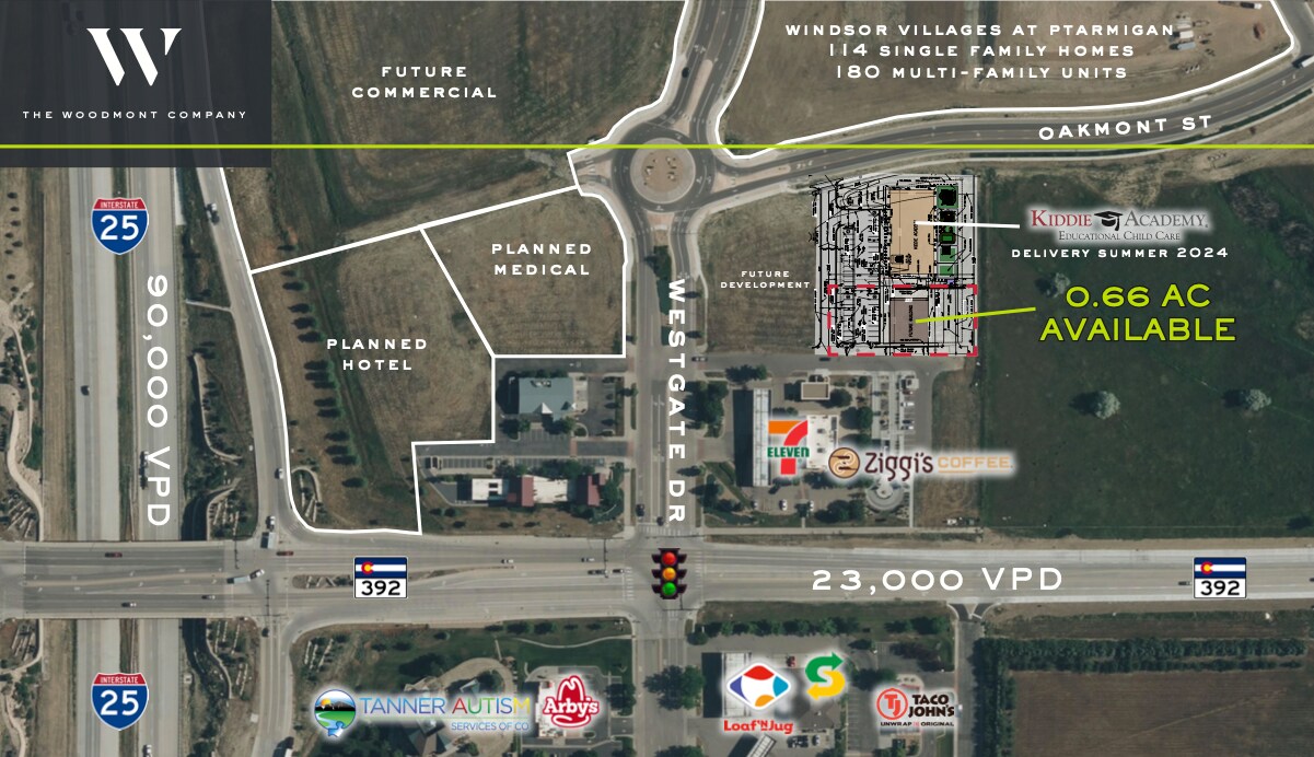 NEC I-25 & HWY 392, Windsor, CO à vendre Photo principale- Image 1 de 6