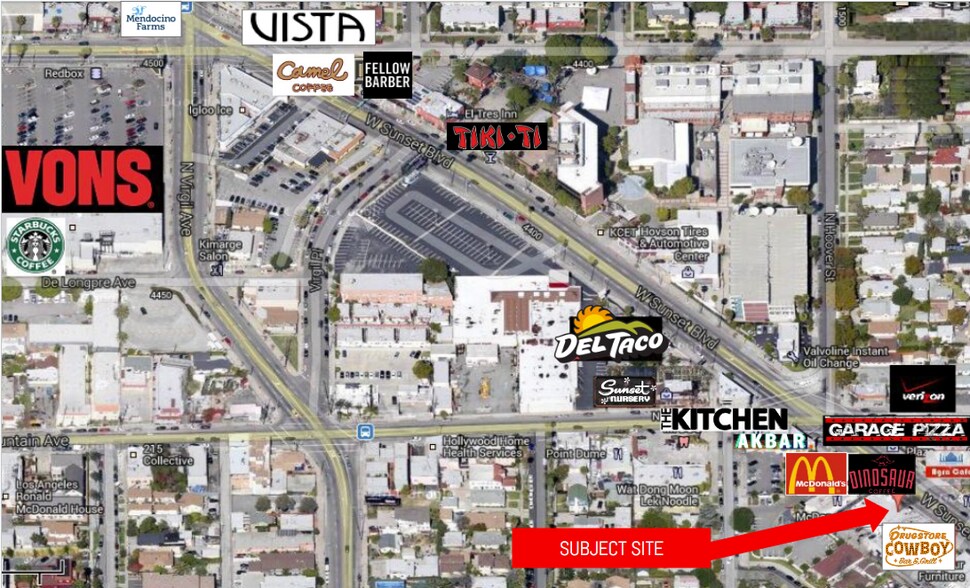 4330-4334 W Sunset Blvd, Los Angeles, CA à louer - Photo du bâtiment - Image 2 de 10