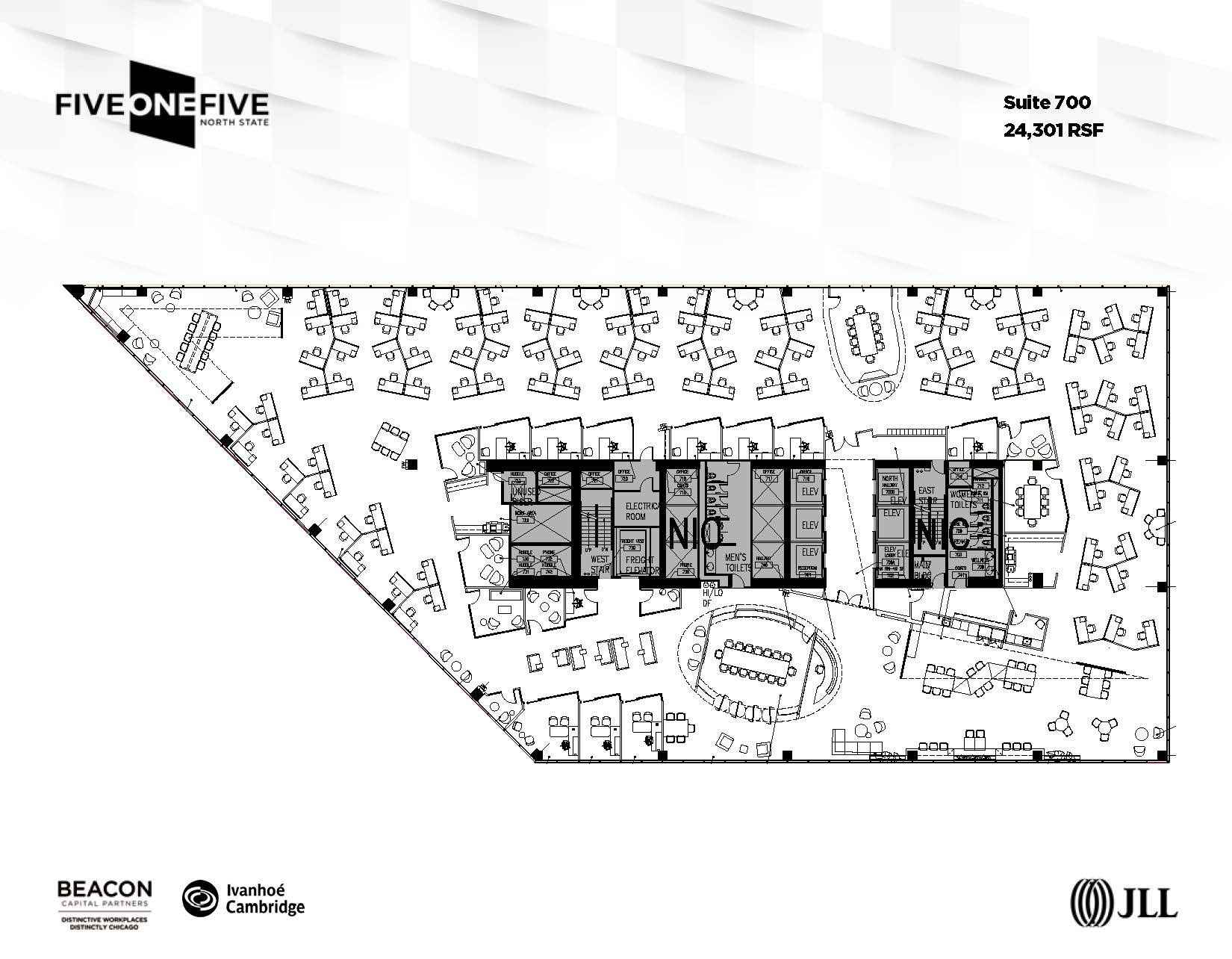 515 N State St, Chicago, IL à louer Plan d  tage- Image 1 de 15