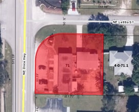 2426 NE Letitia St, Jensen Beach, FL - AÉRIEN Vue de la carte