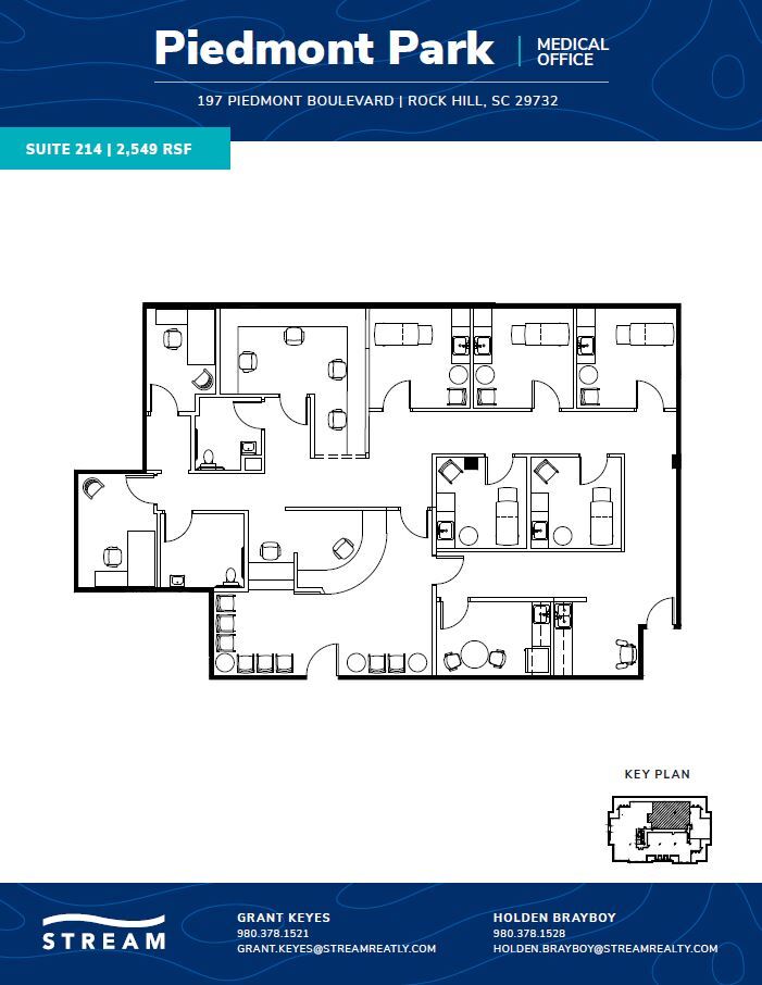 197 Piedmont Blvd, Rock Hill, SC à louer Plan d’étage- Image 1 de 1
