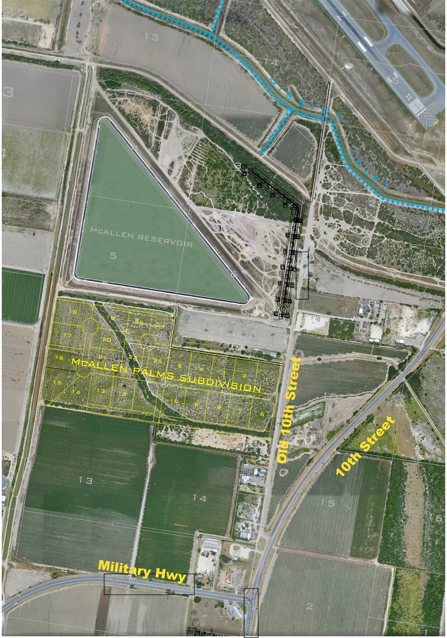 4900 Old 10th Street, McAllen, TX à vendre Aérien- Image 1 de 4