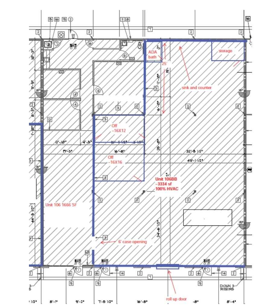 3871 E University Ave, Georgetown, TX à louer Plan d’étage- Image 1 de 1