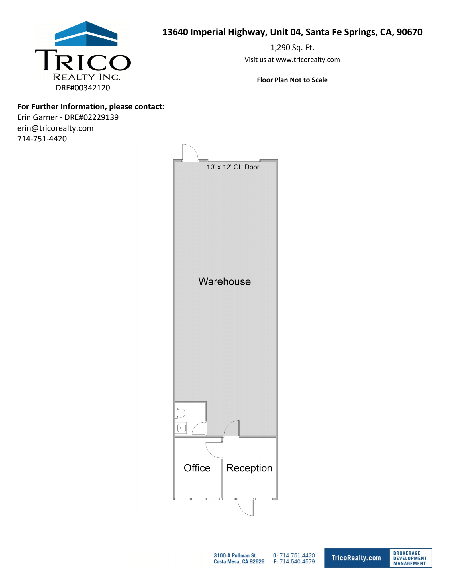 13600-13640 Imperial Hwy, Santa Fe Springs, CA à louer Plan d  tage- Image 1 de 1