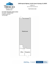 13600-13640 Imperial Hwy, Santa Fe Springs, CA à louer Plan d  tage- Image 1 de 1