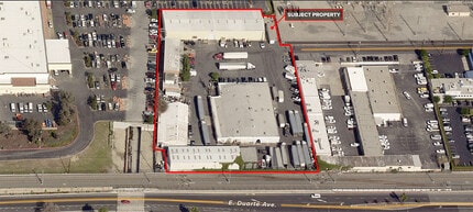 1705 S Mountain Ave, Monrovia, CA - Aerial  map view