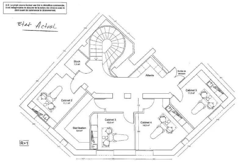 Rue De Vaugirard, Paris à vendre - Plan d’étage - Image 3 de 4