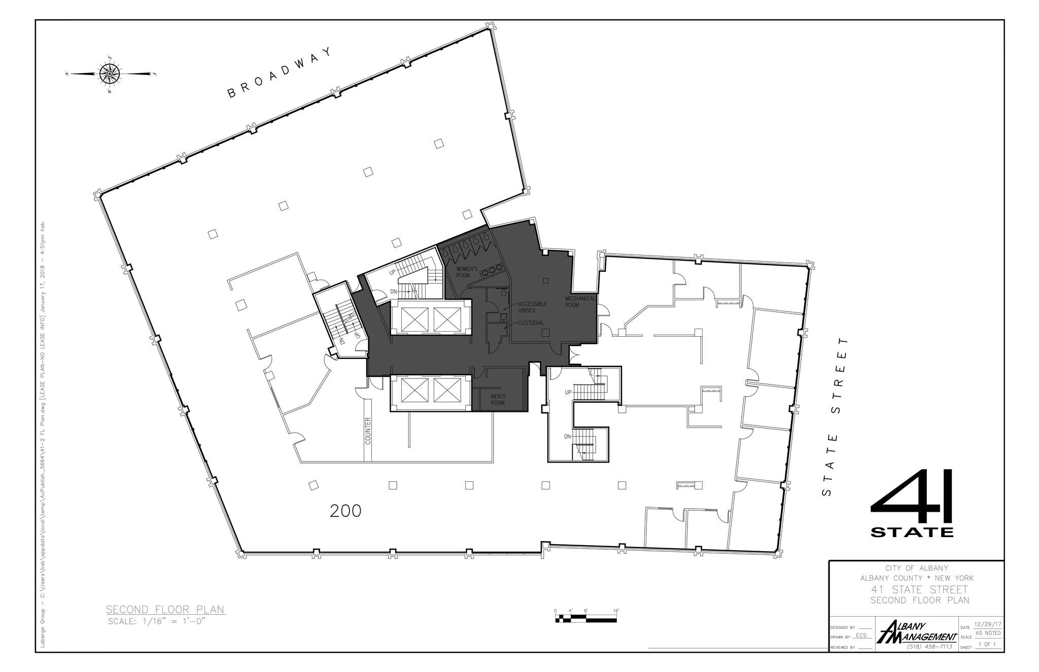 41 State St, Albany, NY à louer Plan de site- Image 1 de 4