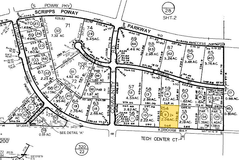 13200 Kirkham Way, Poway, CA à vendre - Plan cadastral - Image 2 de 5