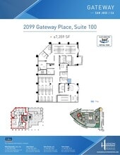 2033 Gateway Pl, San Jose, CA à louer Plan d’étage- Image 1 de 1