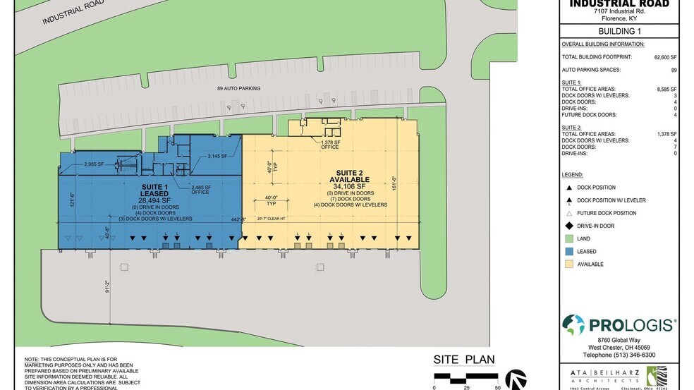 7115 Industrial Rd, Florence, KY à louer - Plan de site - Image 2 de 2