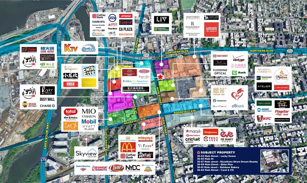 3653-3669 Main St, Flushing, NY à louer - Photo du bâtiment - Image 3 de 3