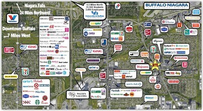 600 Dick Rd, Buffalo, NY - AÉRIEN Vue de la carte