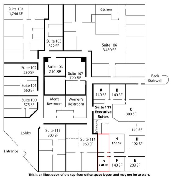 7950 S Lincoln St, Littleton, CO à louer - Plan d’étage - Image 2 de 8