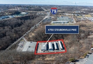 4750 Steubenville Pike, Pittsburgh, PA - Aerial  map view