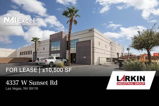 Plus de détails pour 4337 W Sunset Rd, Las Vegas, NV - Industriel/Logistique à louer