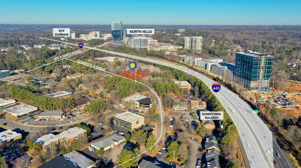 3803 Computer Dr, Raleigh, NC à vendre - Aérien - Image 2 de 2