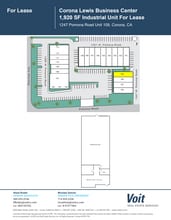 1251 Pomona Rd, Corona, CA à louer Plan de site- Image 1 de 1